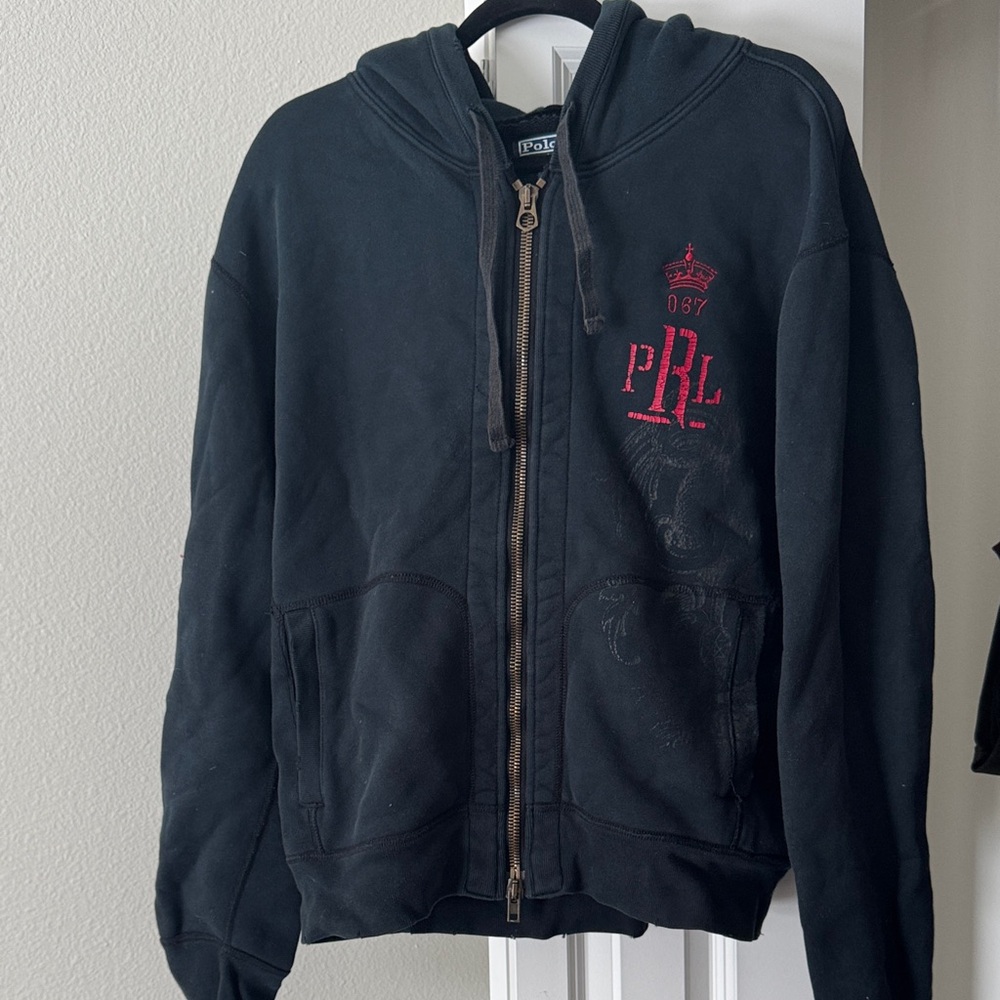 Ralph Lauren Black Polo Hoodie